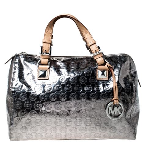 michael kors purse silver hardware|Michael Kors silver handbags sale.